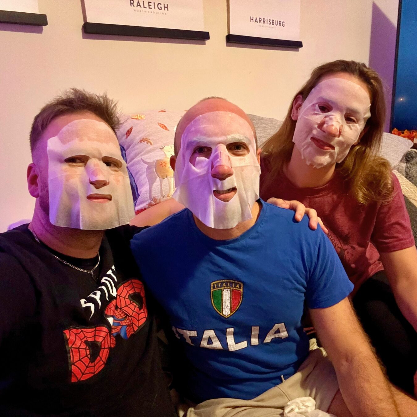 Adult Pajama Party - face masks